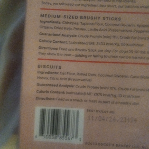 Bocce's Bakery All-Natural, Seasonal, 12 Day Advent Calendar for Dogs with Wheat - Picture 10 of 16